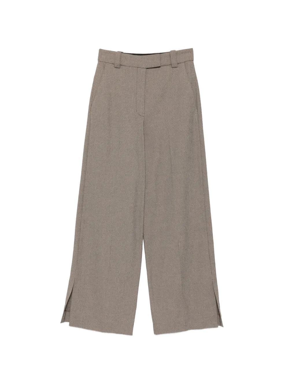 By Malene Birger Cimas side-slit trousers - Braun