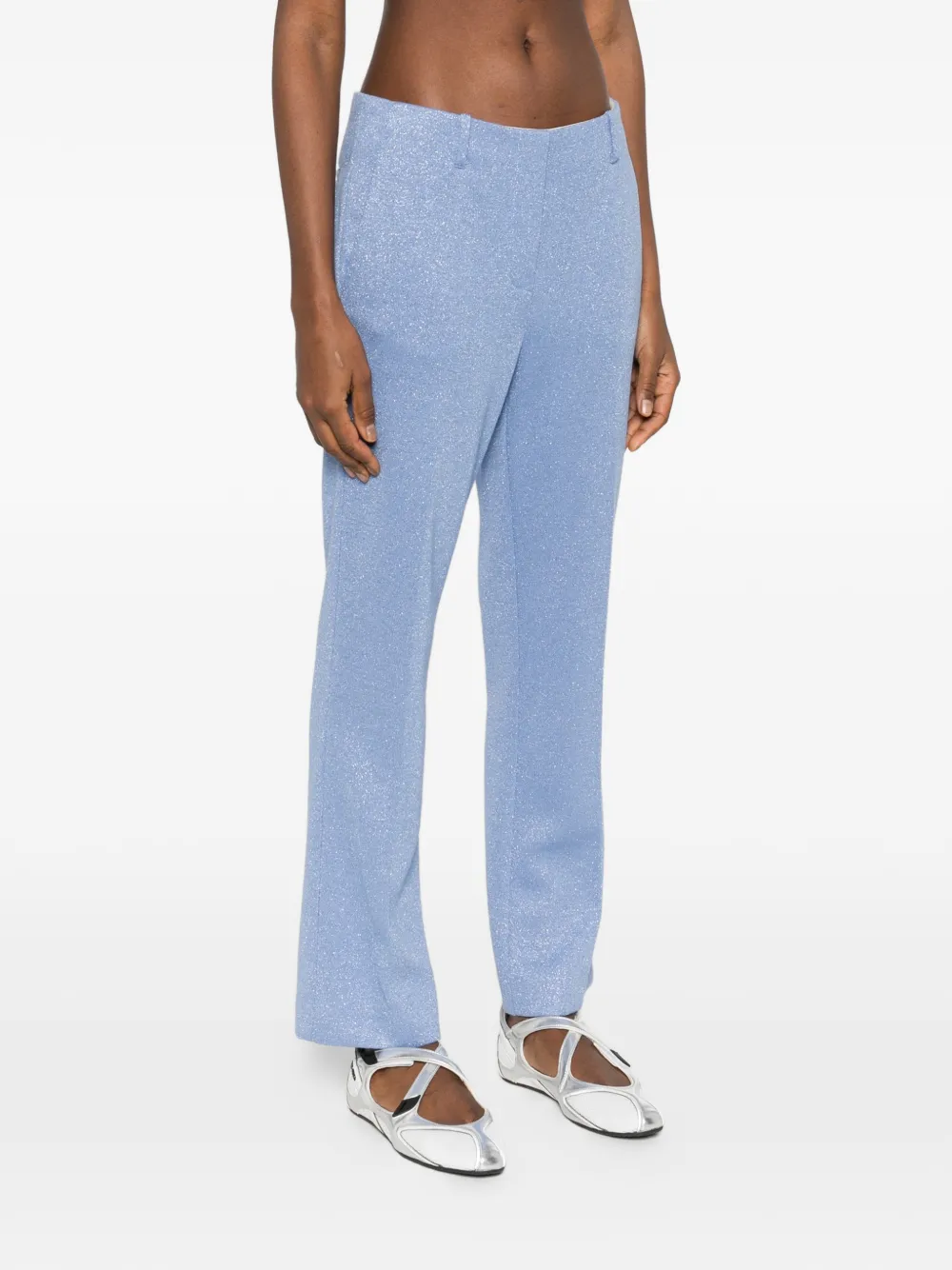  Circus Hotel Glitter Trousers - Blue 
