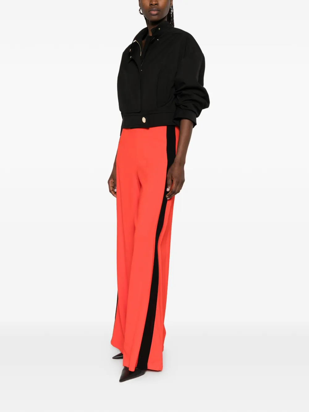Just Cavalli Broek met wijde pijpen Oranje