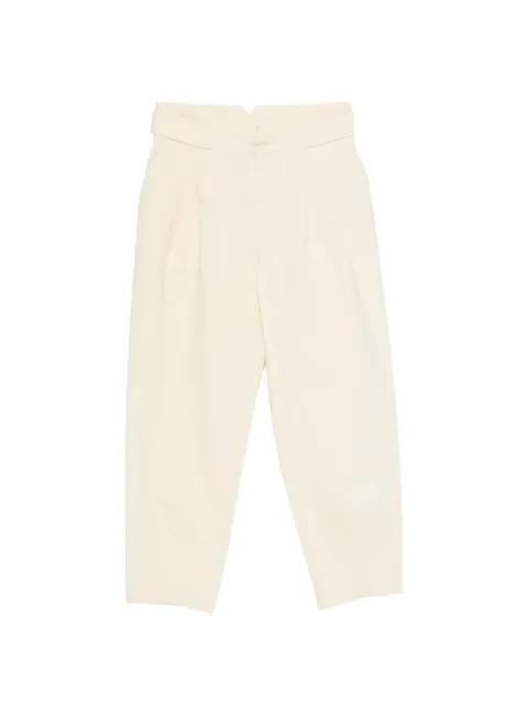 PSOPHIA pantalones tapered con pinzas