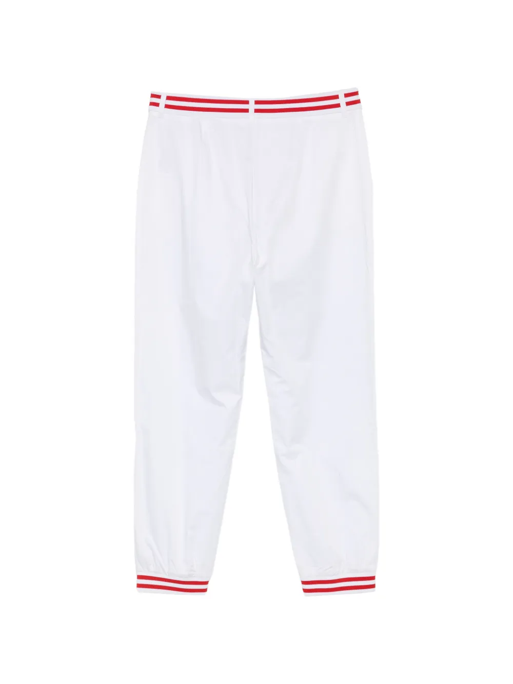 Love Moschino Broek met streepafwerking Wit