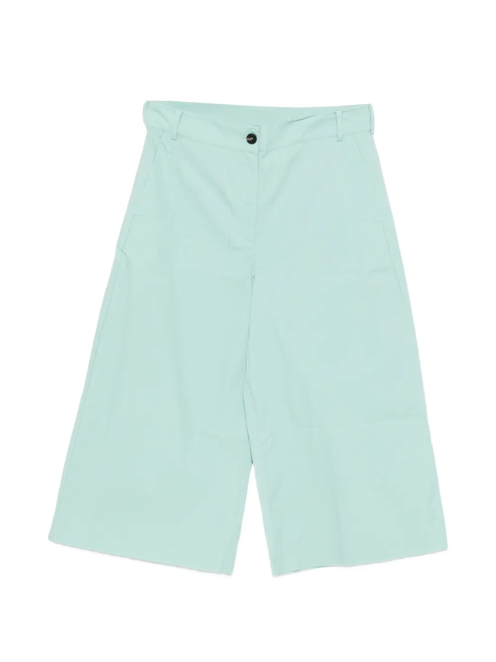 PSOPHIA wide-leg cropped trousers - Blau