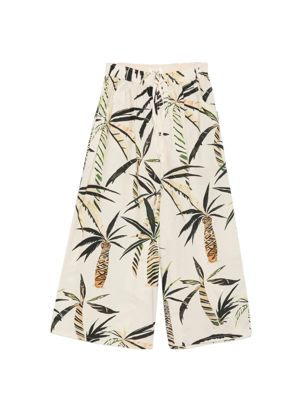 PSOPHIA palm tree-print drawstring trousers