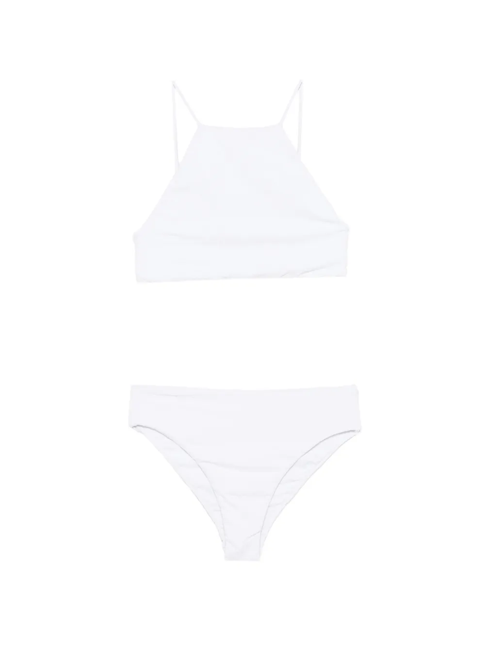 Osklen halterneck textured bikini - Weiß
