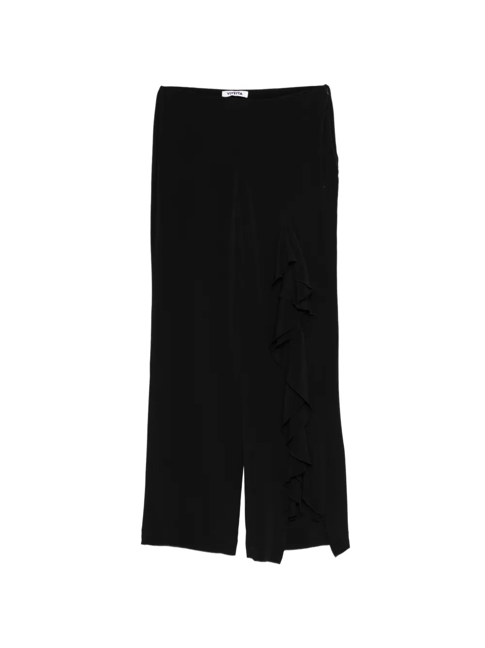 Vivetta ruffled trousers - Nero