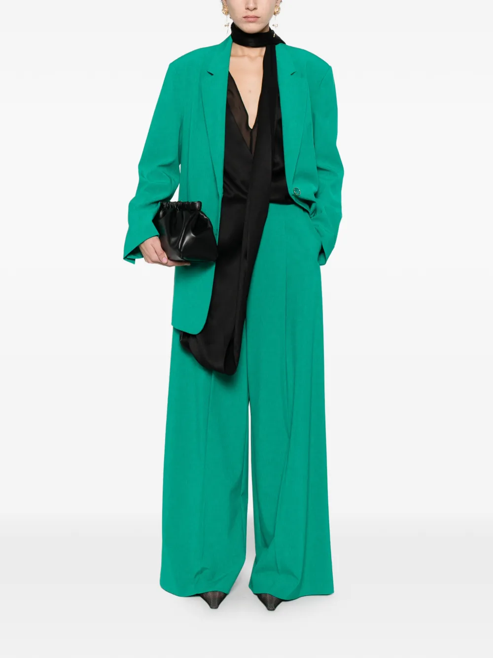  Simona Corsellini Buttoned Blazer - Green 