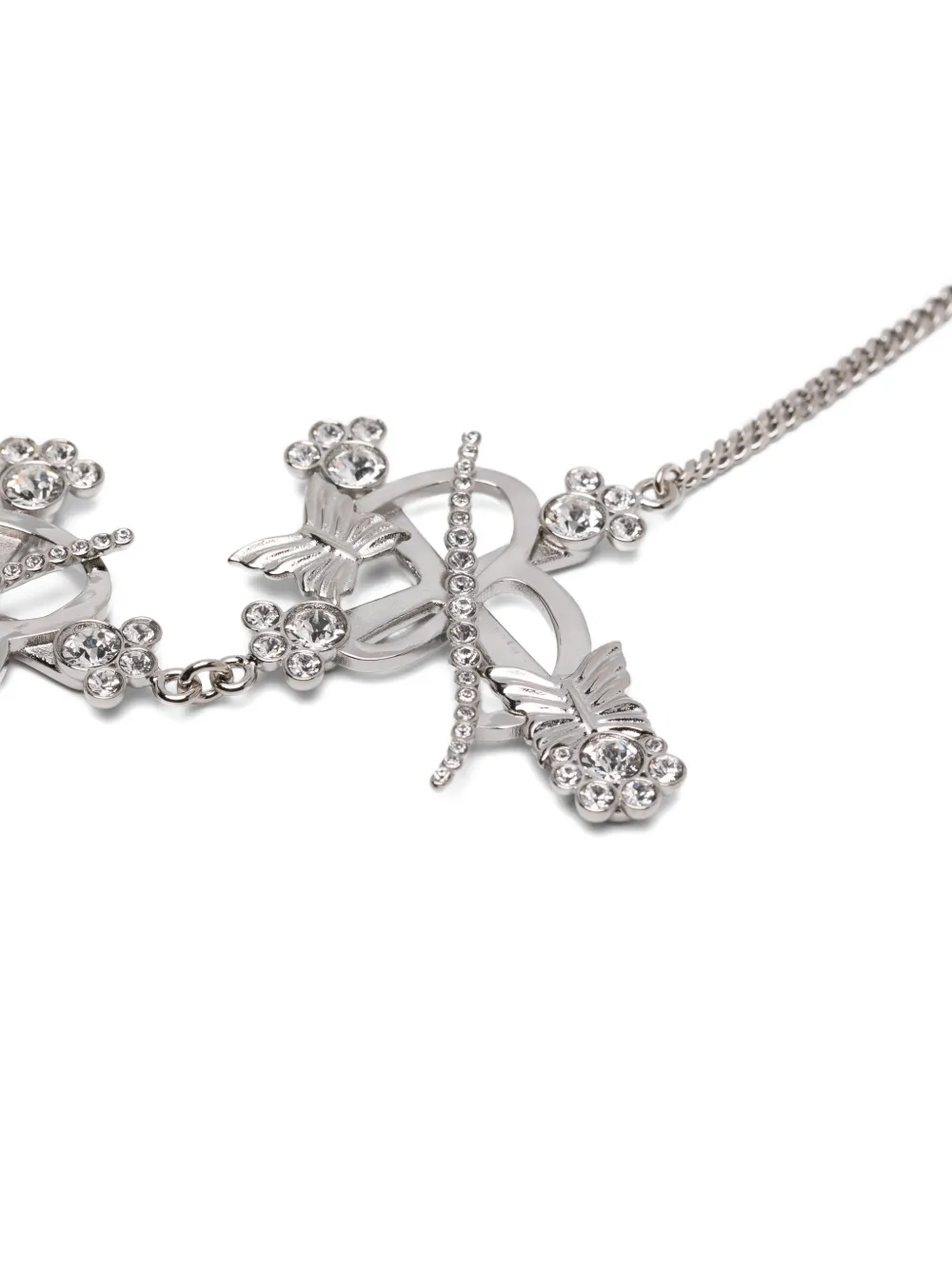 Cross-Embellished Choker