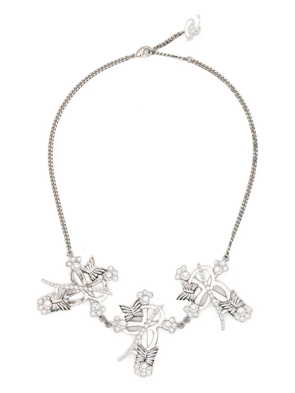Blumarine cross-embellished choker | Silver | Image 1