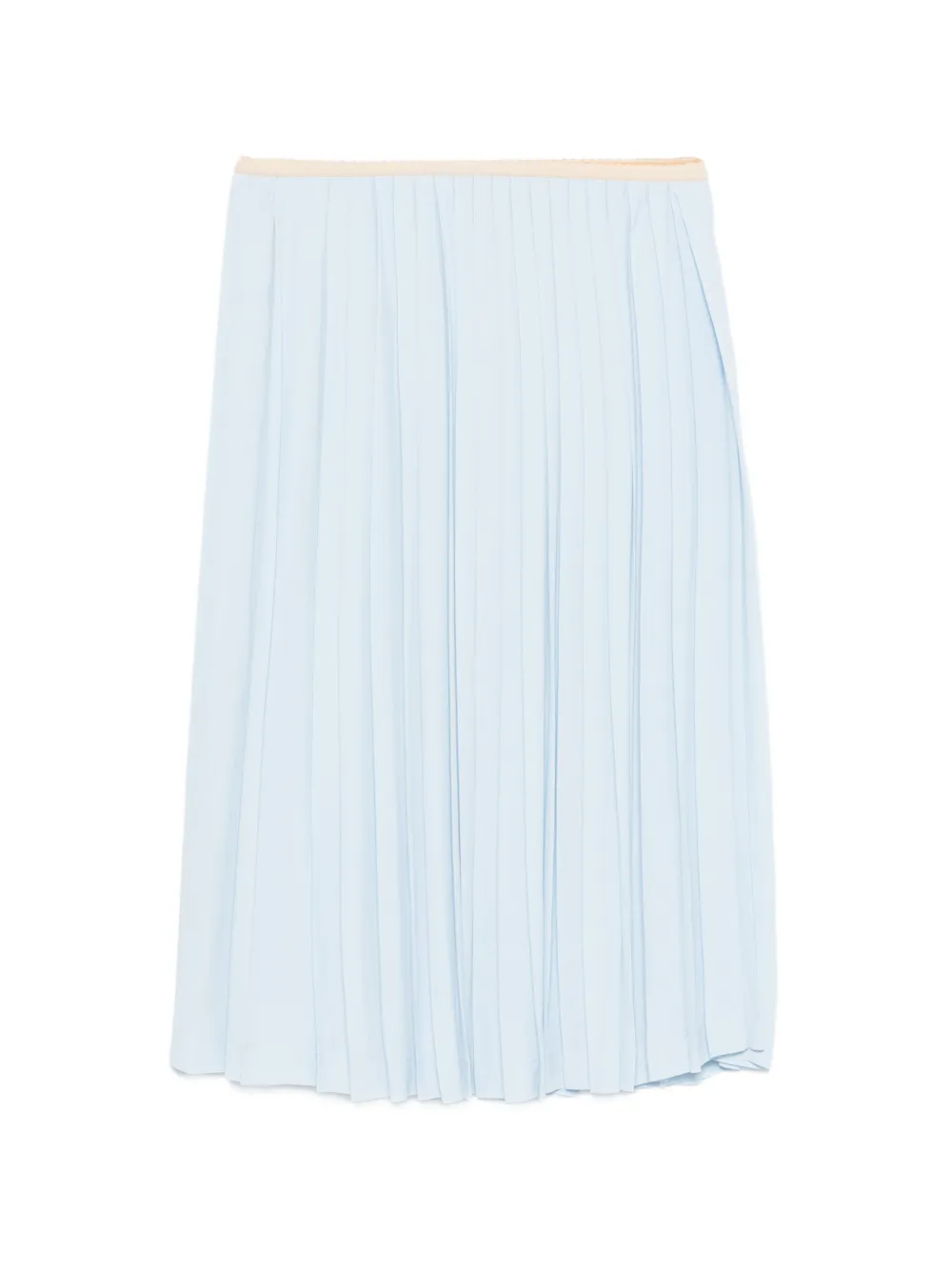 Nº21 Gonna midi plissé - Blu