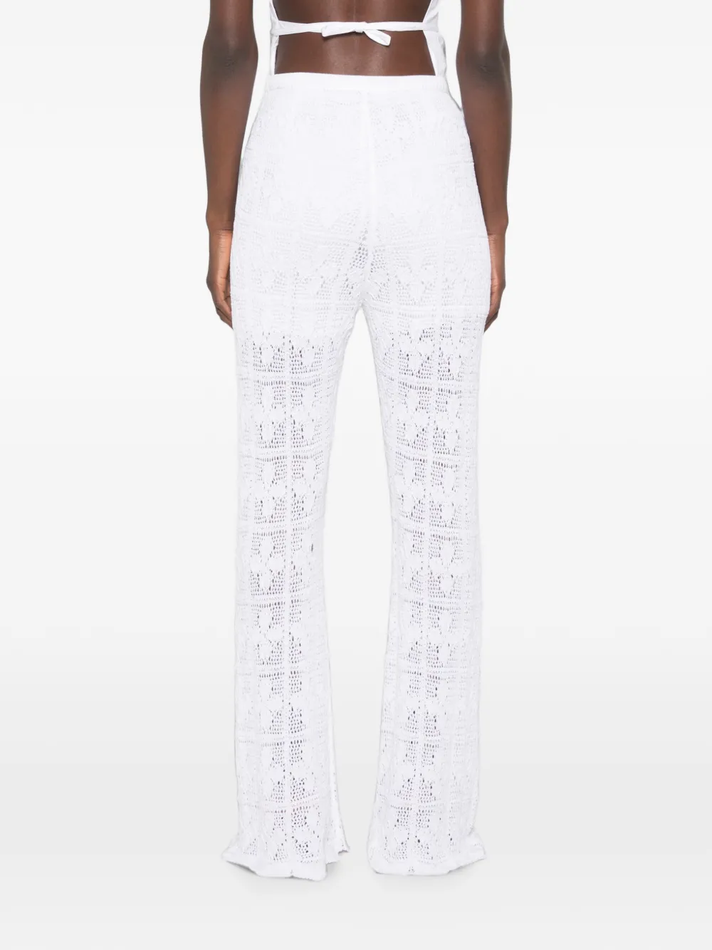Liviana Conti Gehaakte broek Wit
