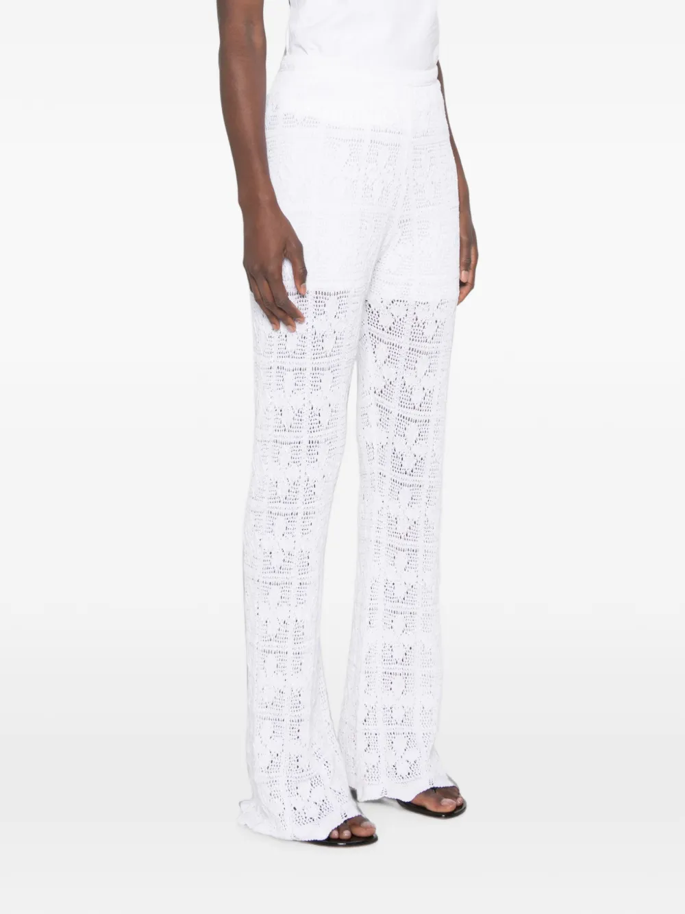 Liviana Conti Gehaakte broek Wit
