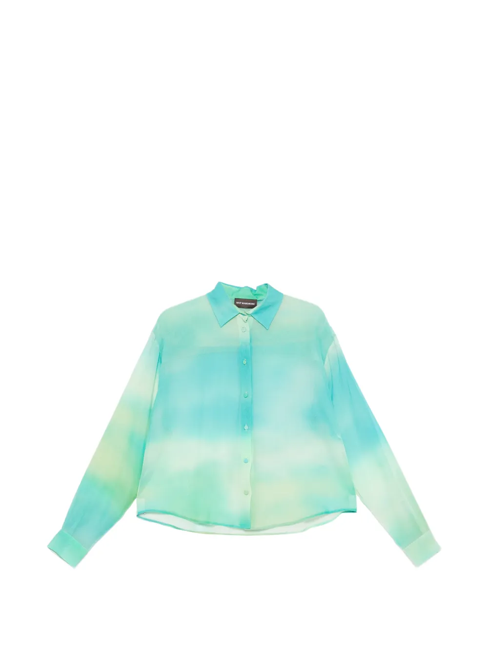 mvp wardrobe buttoned shirt - Blu