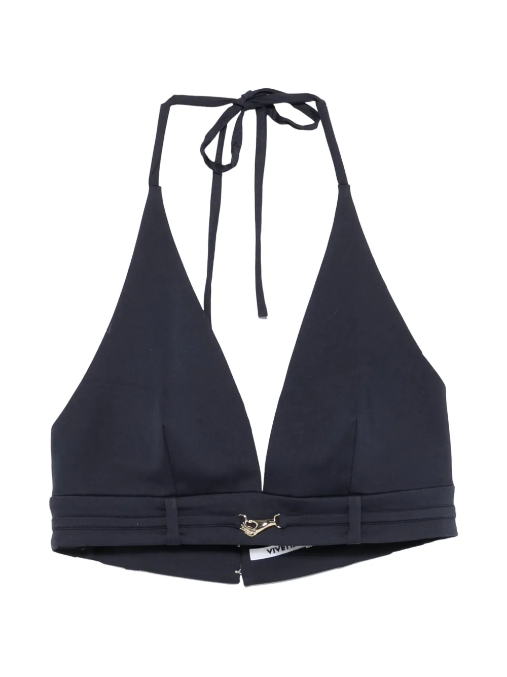 Vivetta tie-neck top - Nero