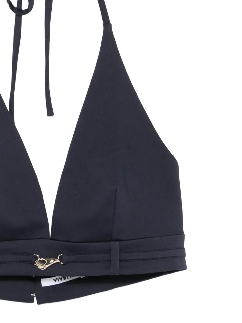  Vivetta Tie-neck Top - Black 