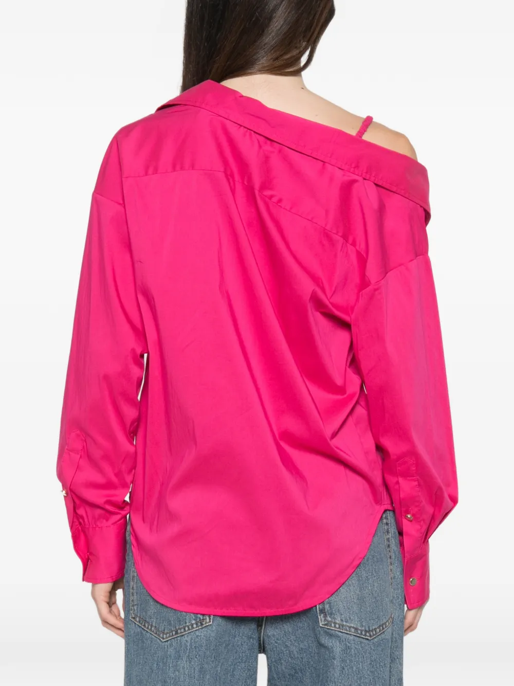Blugirl off-shoulder shirt Roze