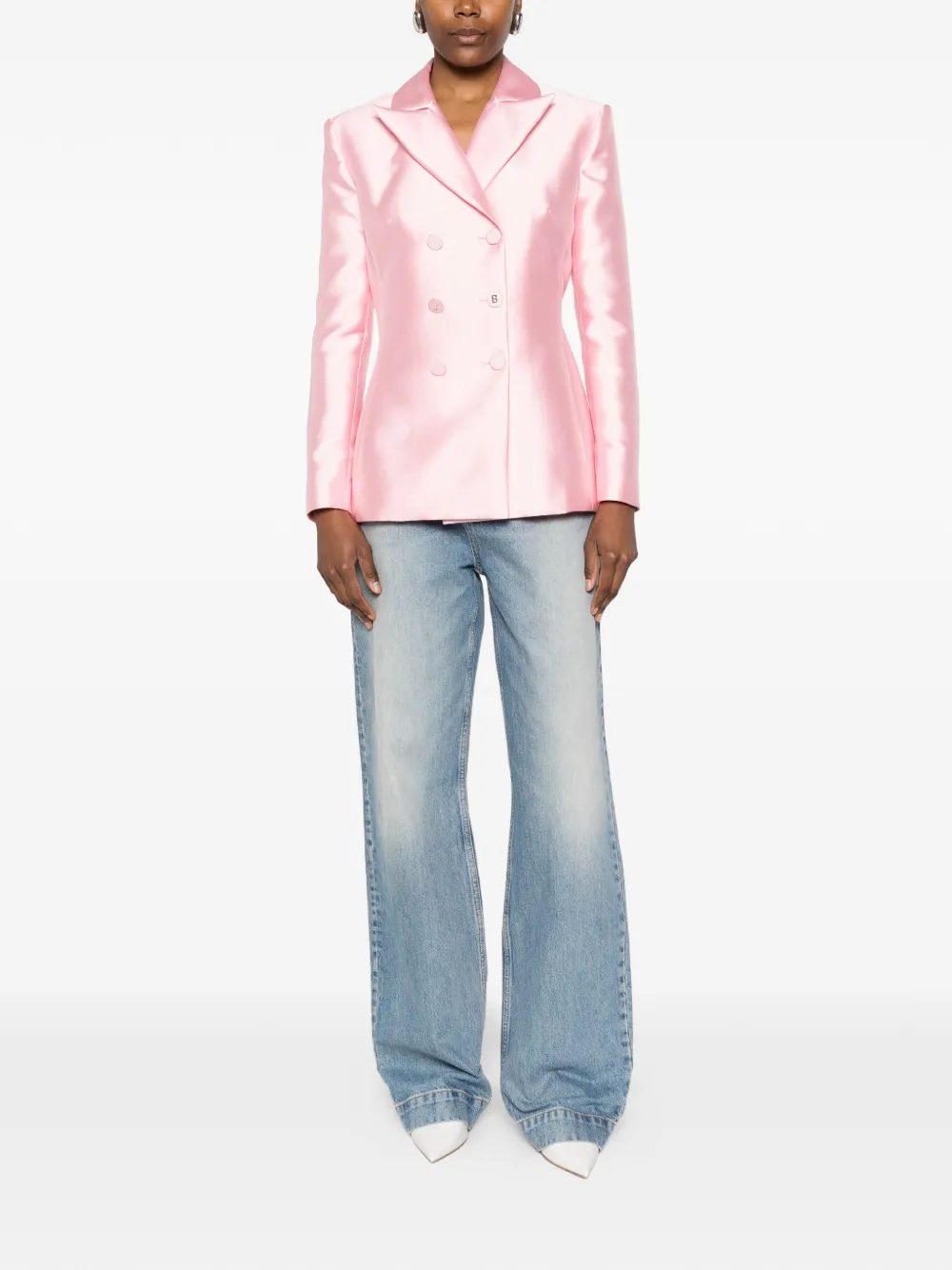  Blugirl Double-breasted Blazer - Pink 
