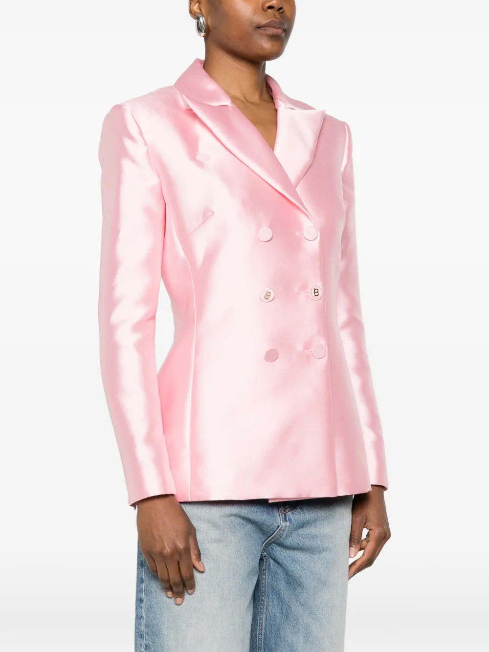  Blugirl Double-breasted Blazer - Pink 