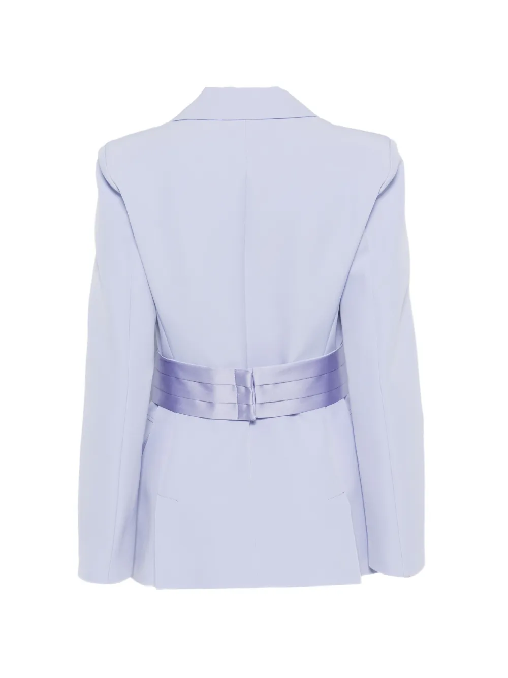 Belted Single-Breasted Blazer