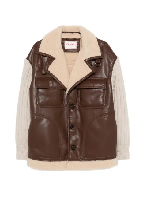 Iceberg panelled coat