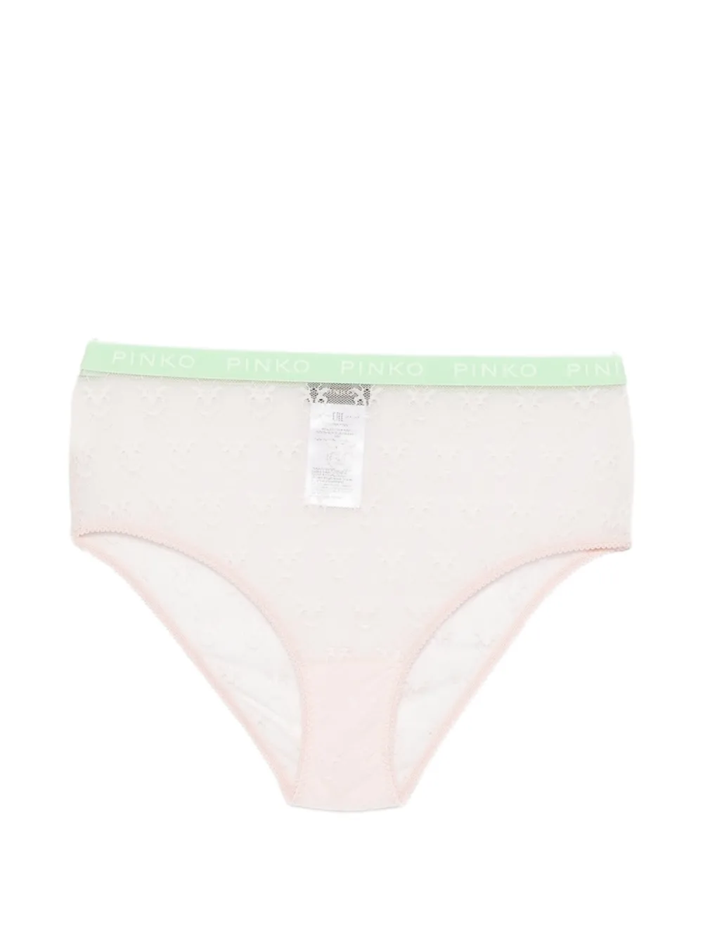 PINKO love birds logo-waistband briefs - Rosa