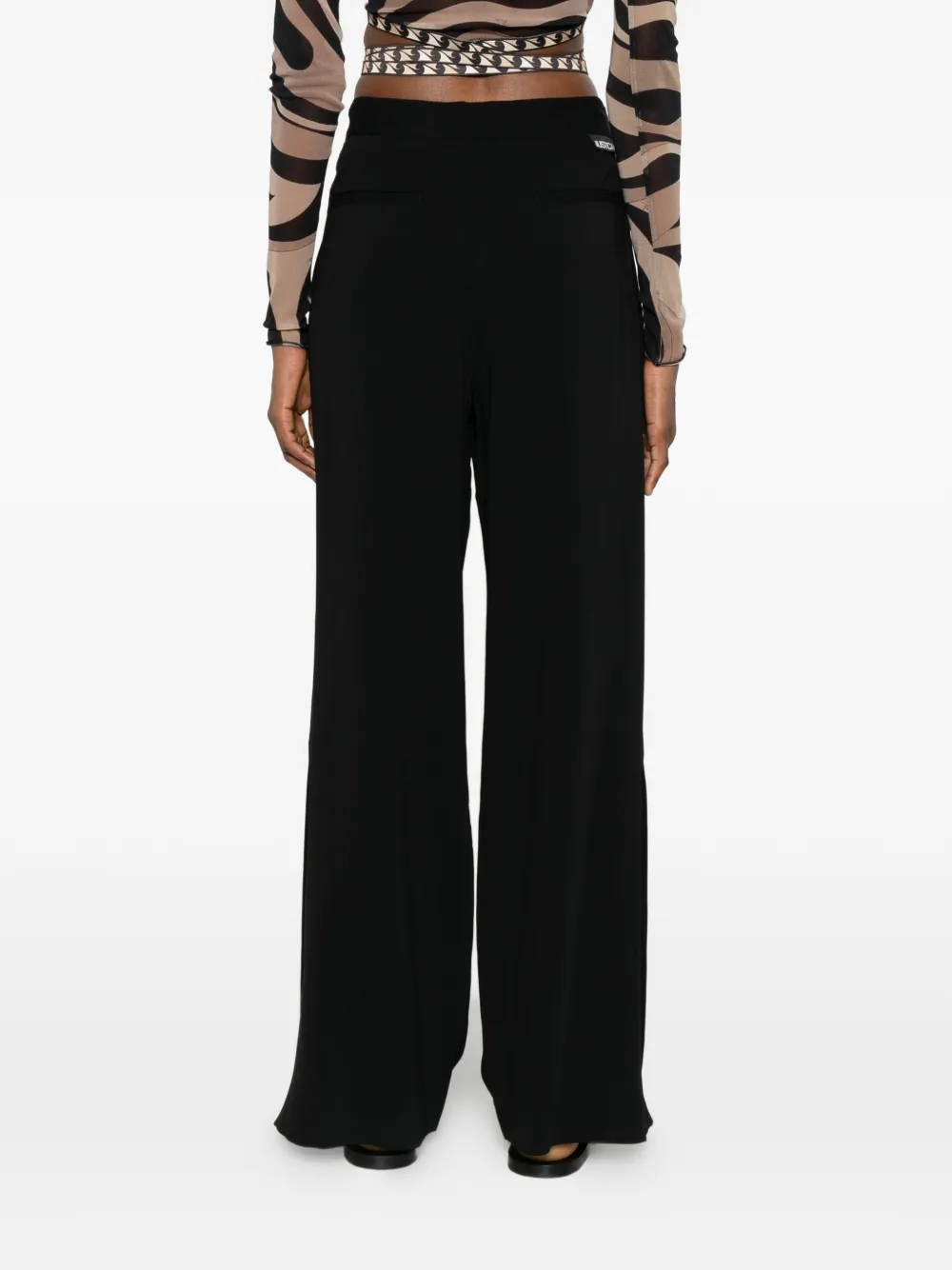 Just Cavalli Broek met zijsplit Zwart