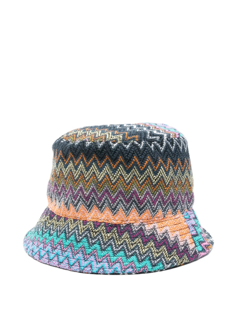 Missoni zigzag bucket hat - Blu
