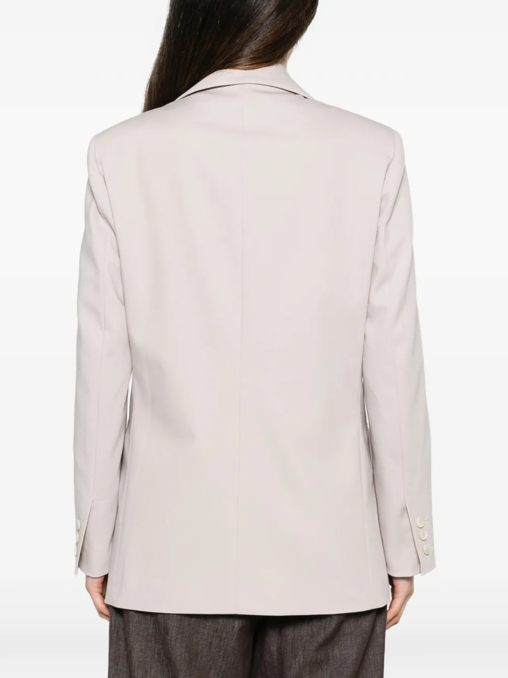 Liviana Conti Blazer met dubbele rij knopen Paars