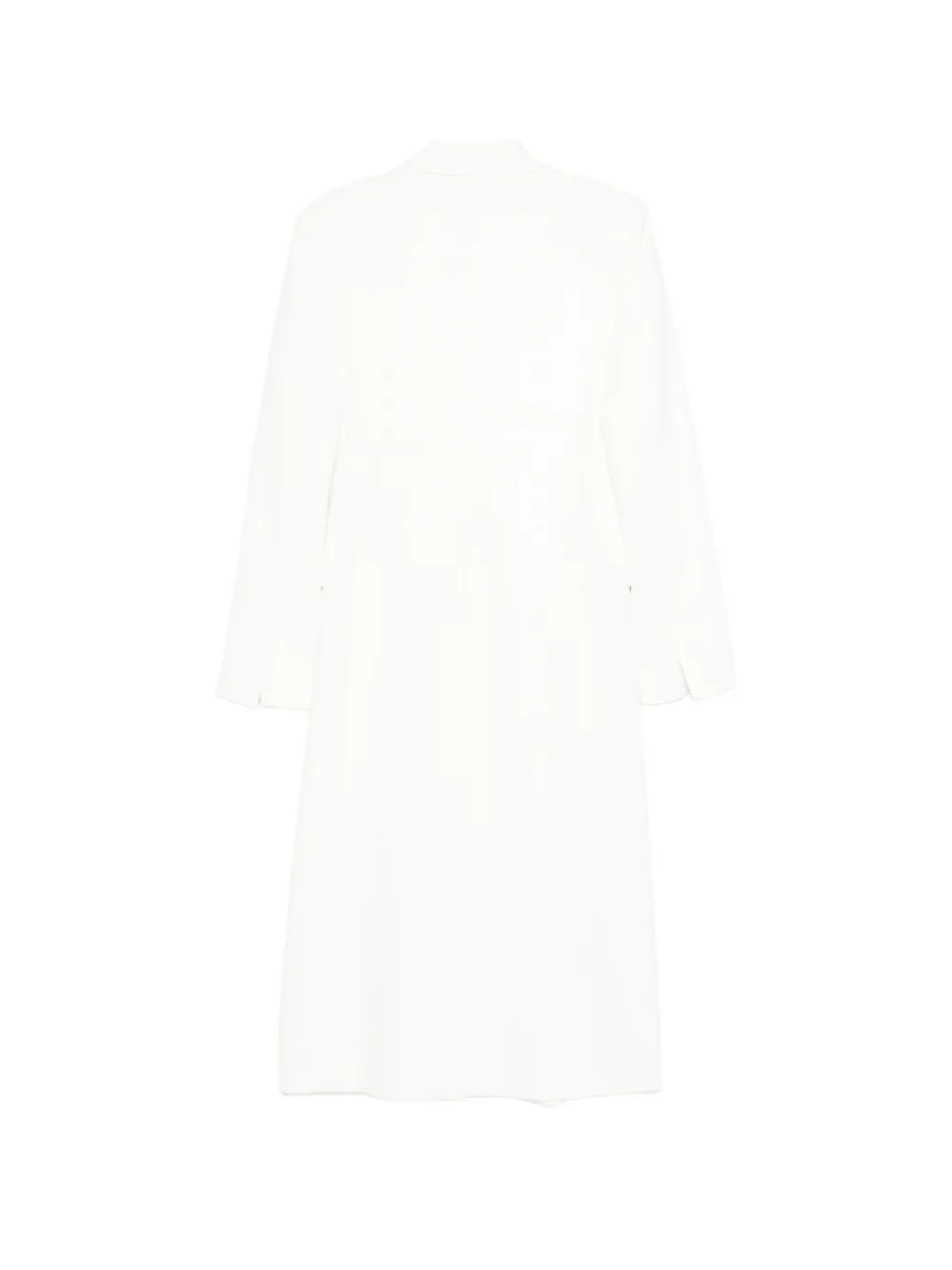  Blumarine Peak-lapel Coat - White 