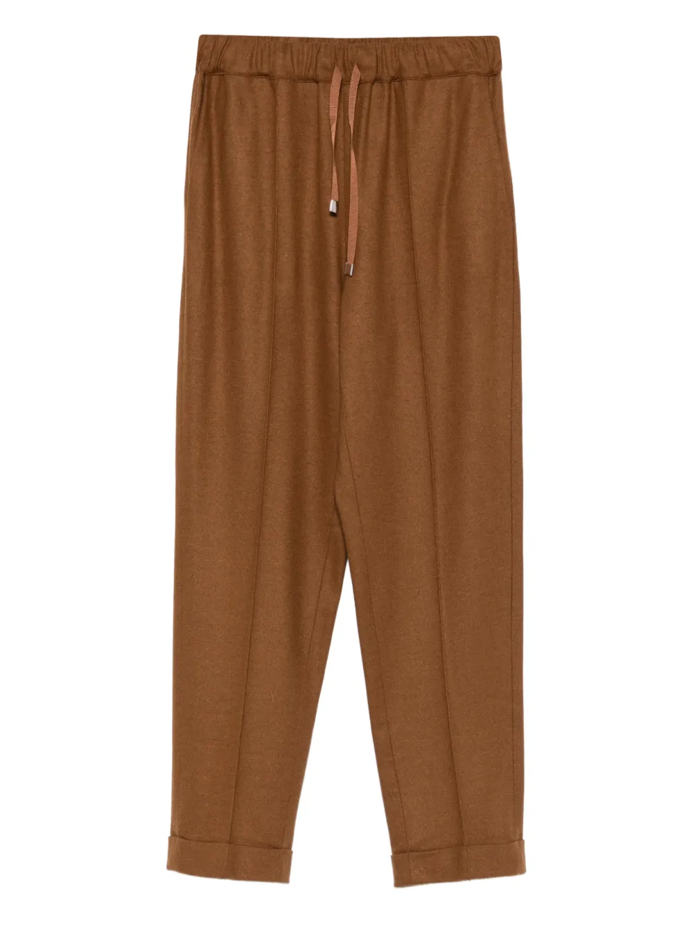 Liviana Conti drawstring cuffed trousers | Brown | Image 1