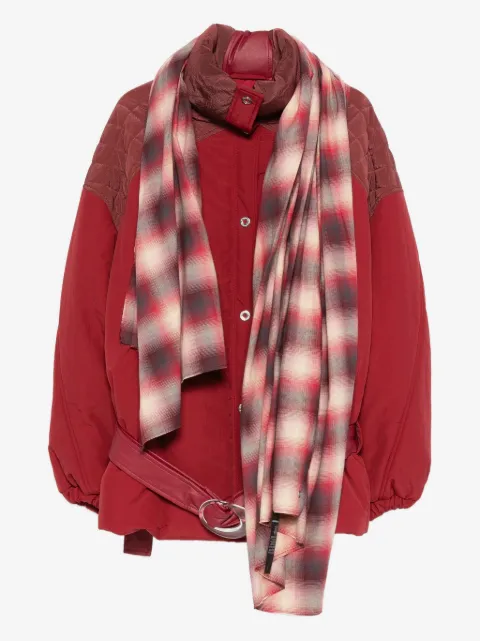 MARBELL quilted belted jacket