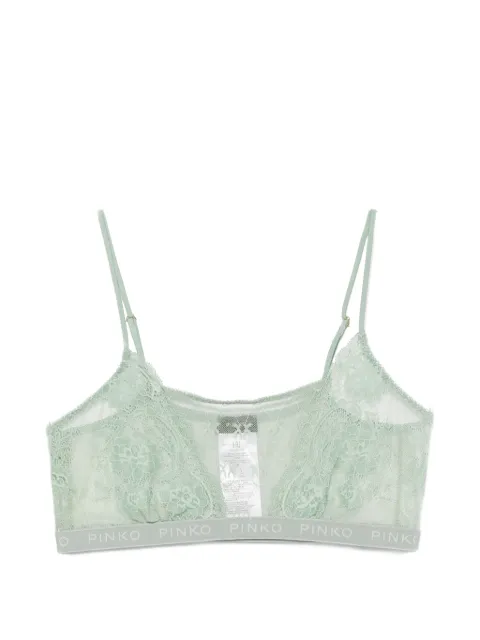 PINKO lace logo-underband bra