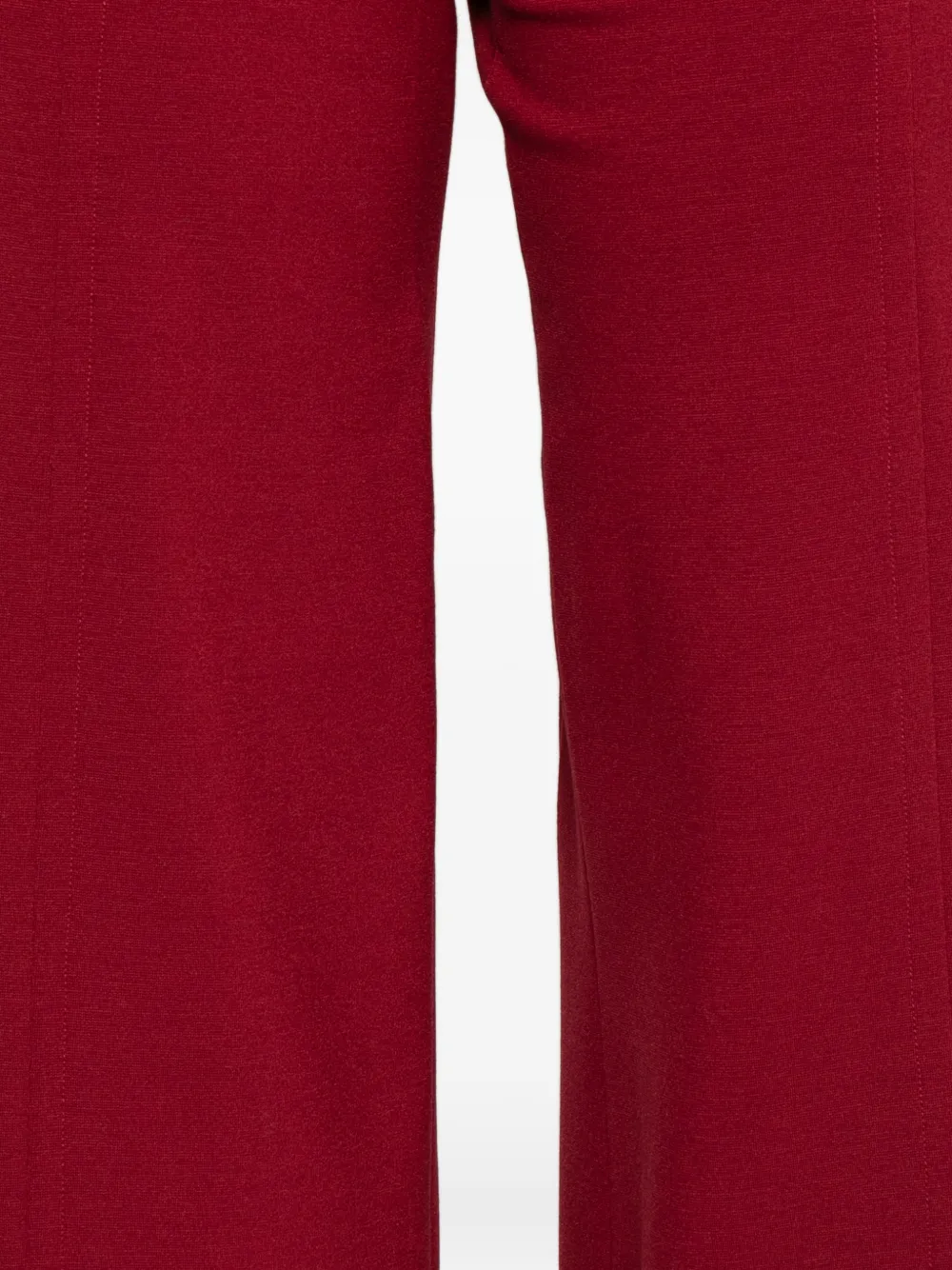 Liviana Conti Broek met naaddetail Rood
