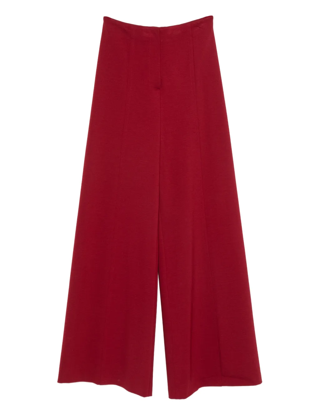 Liviana Conti central-seam trousers - Rosso