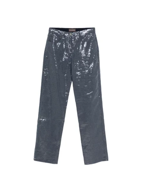 mvp wardrobe sequin embellishment trousers