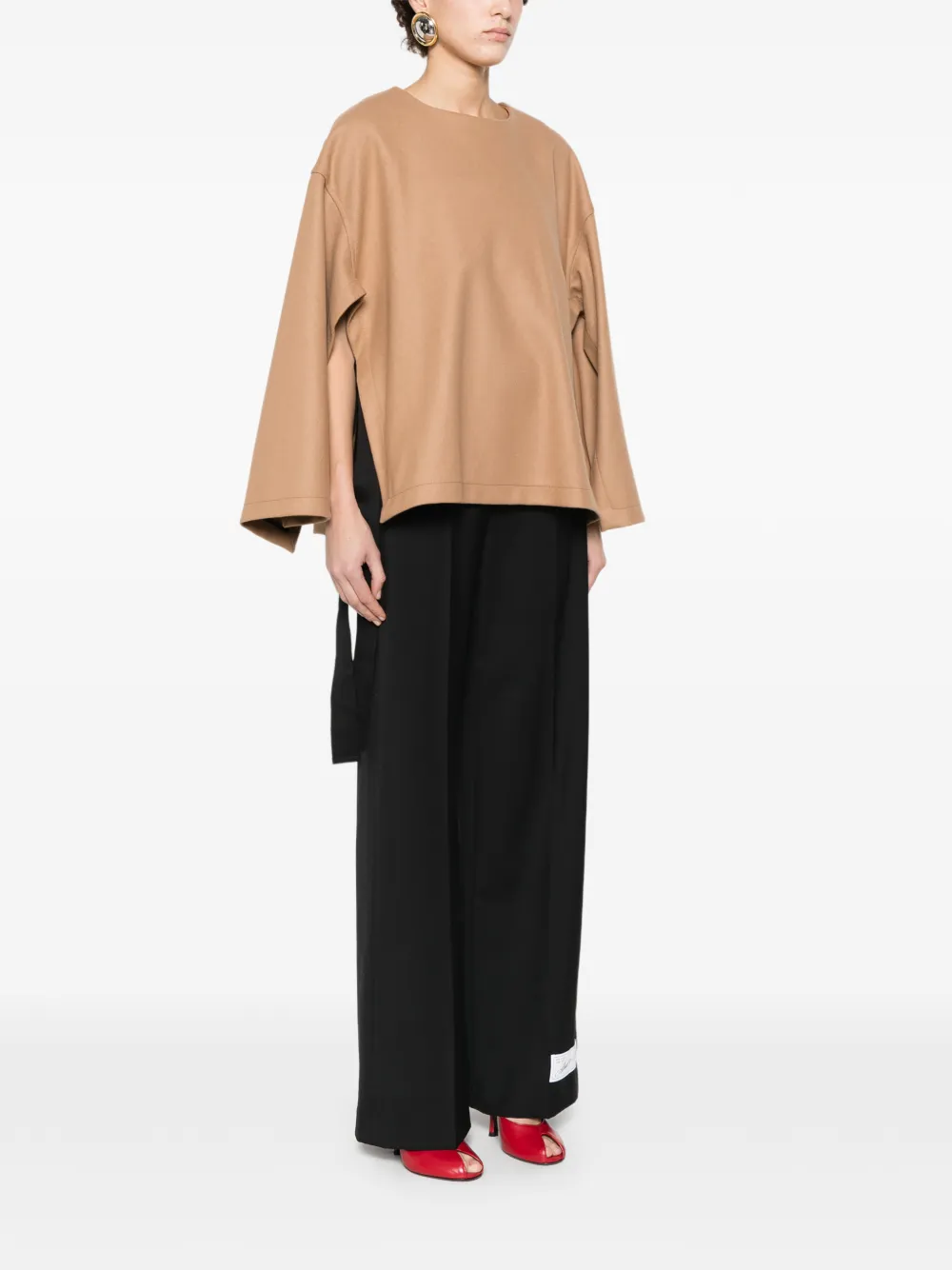  Erika Cavallini Round-collar Blouse - Neutrals 