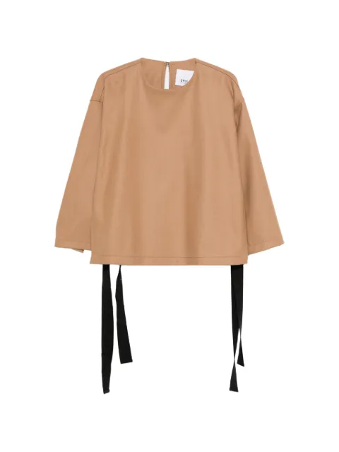 Erika Cavallini blusa con cuello redondo