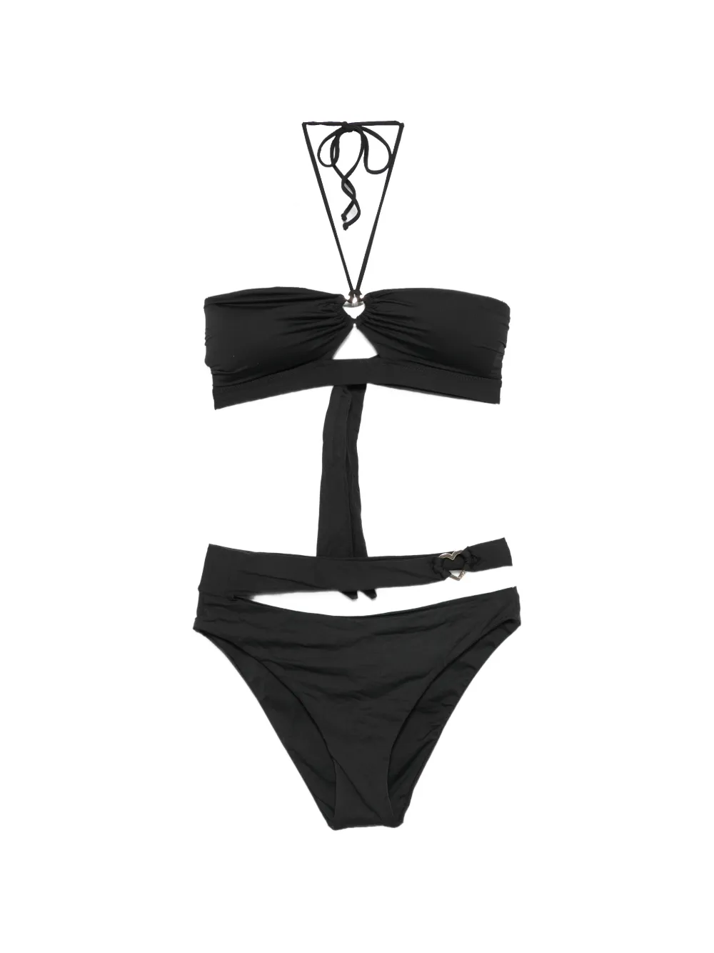 Blugirl halterneck cut-out bikini - Schwarz