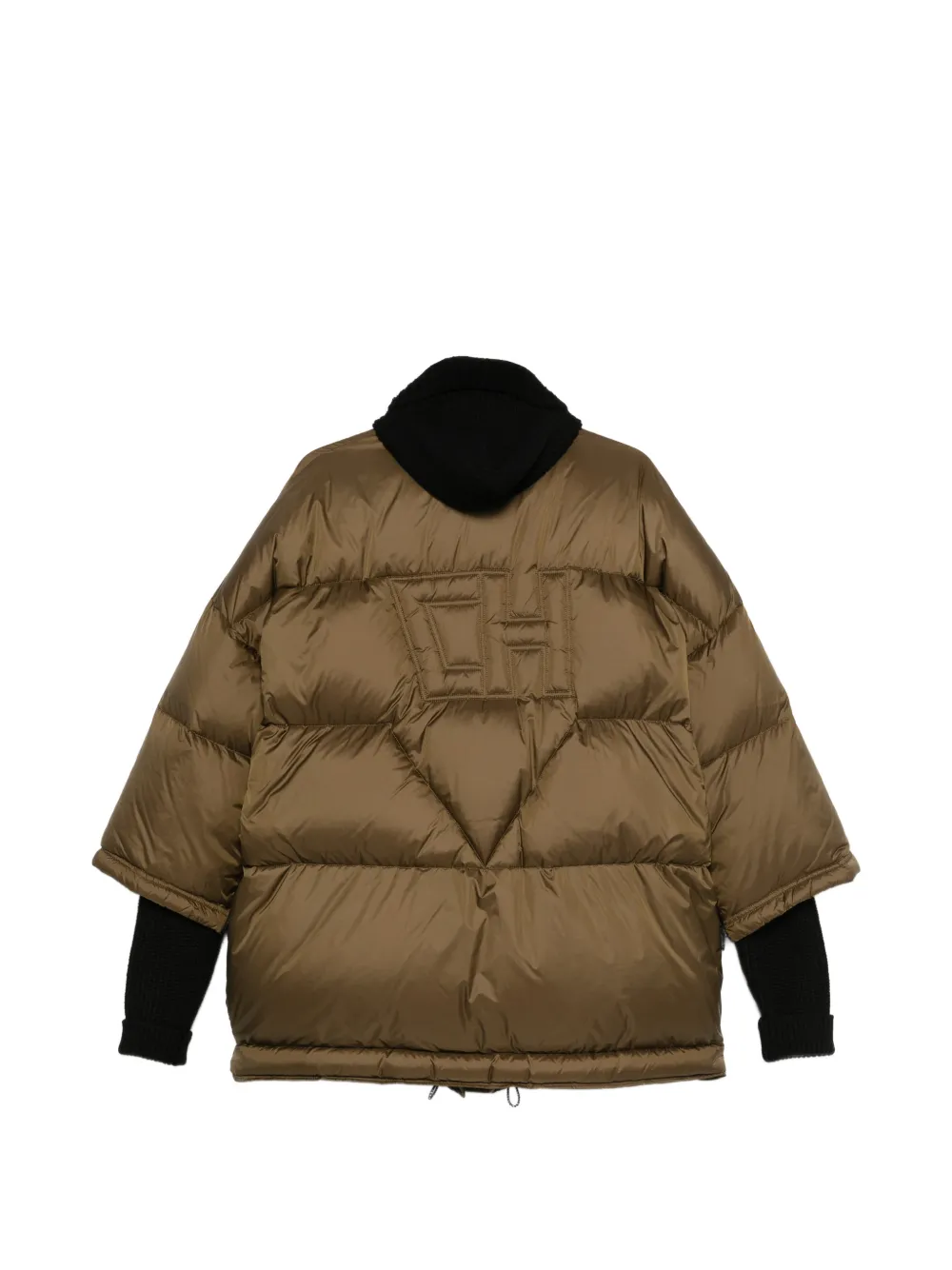  Circus Hotel Pocket Puffer Coat - Brown 