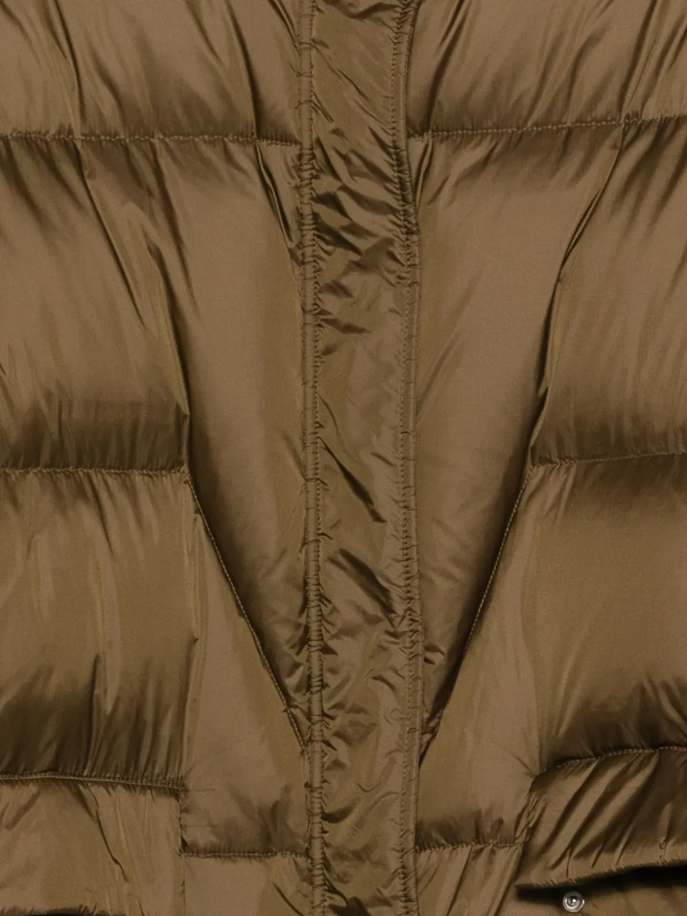  Circus Hotel Pocket Puffer Coat - Brown 