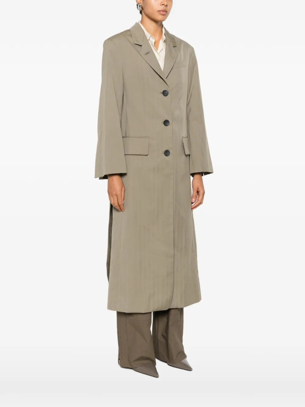 By Malene Birger Rosett blazer met knoopsluiting Groen