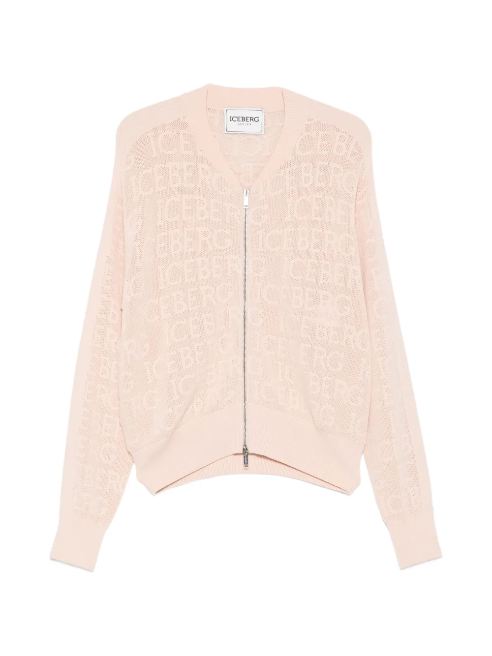 Iceberg zip-up bomber jacket - Rosa