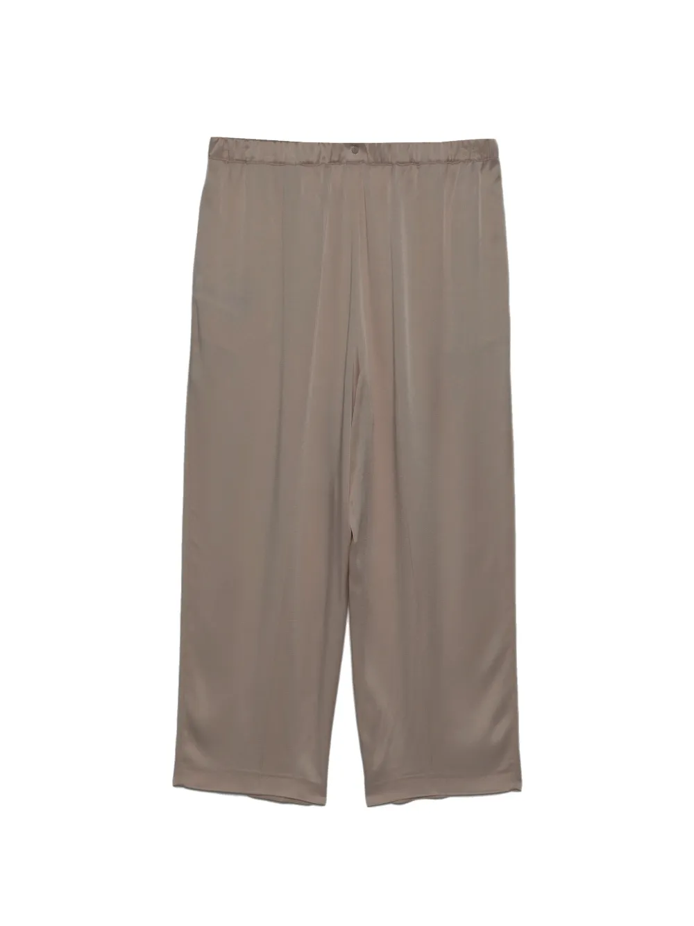 Liviana Conti Broek met elastische taille Beige