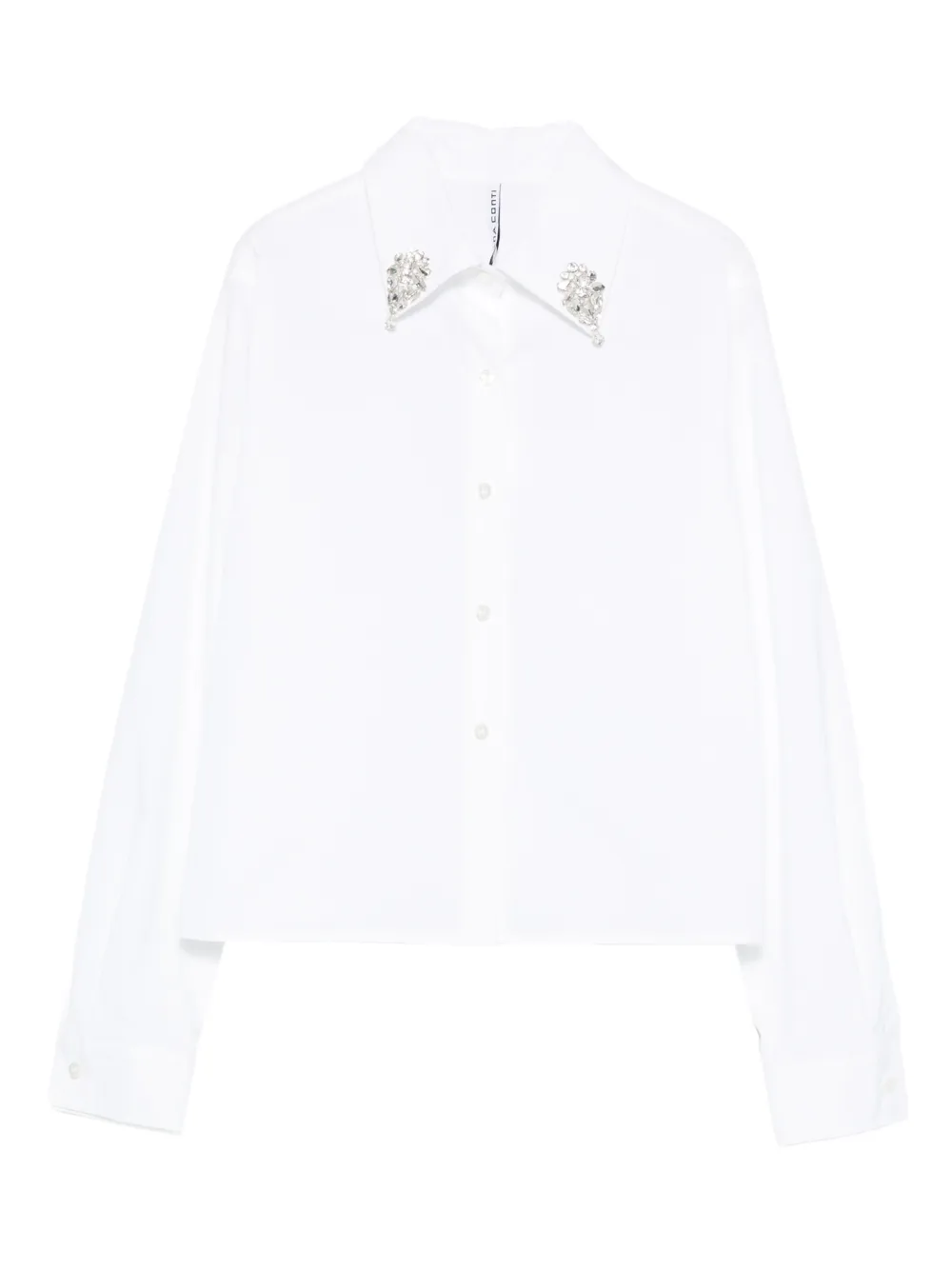 Liviana Conti Berenica Embellished Shirt In White