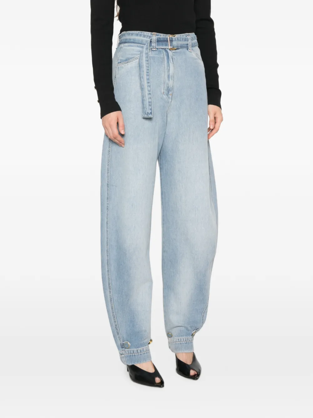 SIMONA CORSELLINI Jeans met toelopende pijpen Blauw
