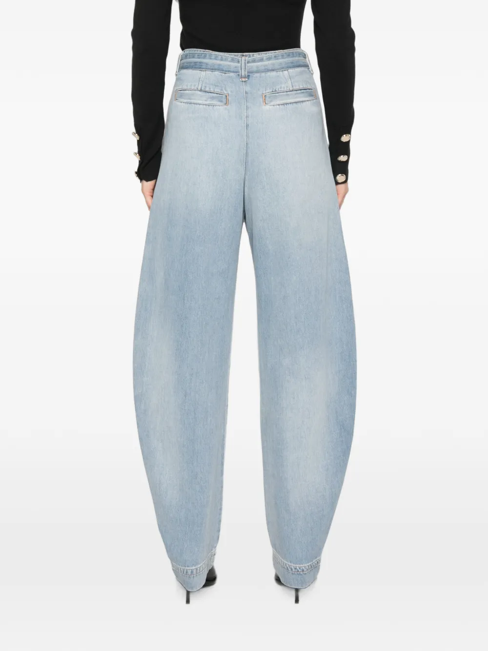 SIMONA CORSELLINI Jeans met toelopende pijpen Blauw