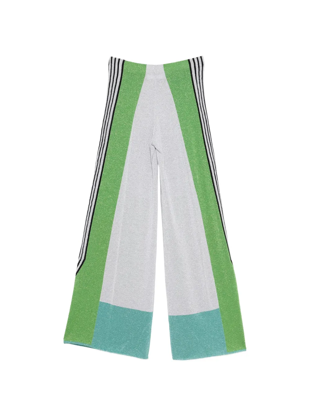  Circus Hotel Geometric-pattern Trousers - Blue 