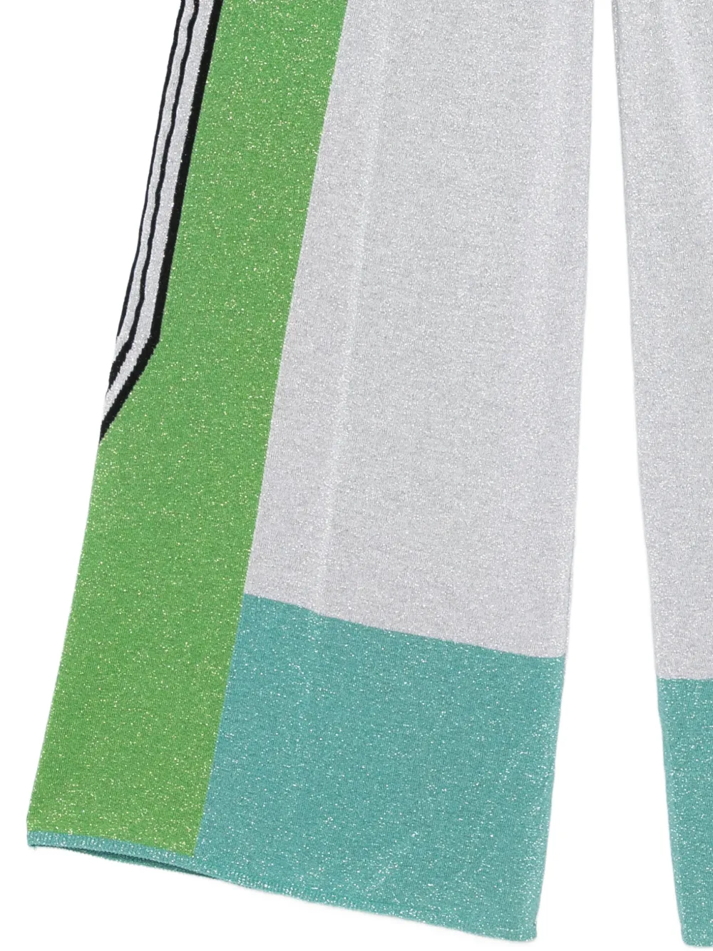  Circus Hotel Geometric-pattern Trousers - Blue 
