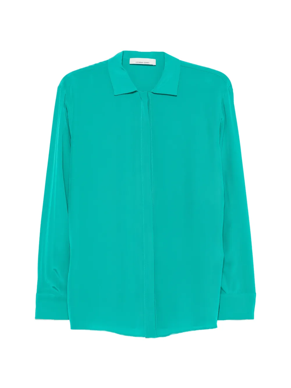 Liviana Conti buttoned long-sleeve shirt - Grün