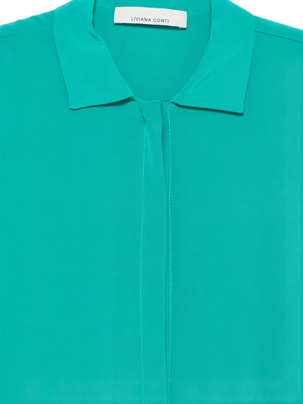 Liviana Conti blouse met knopen Groen