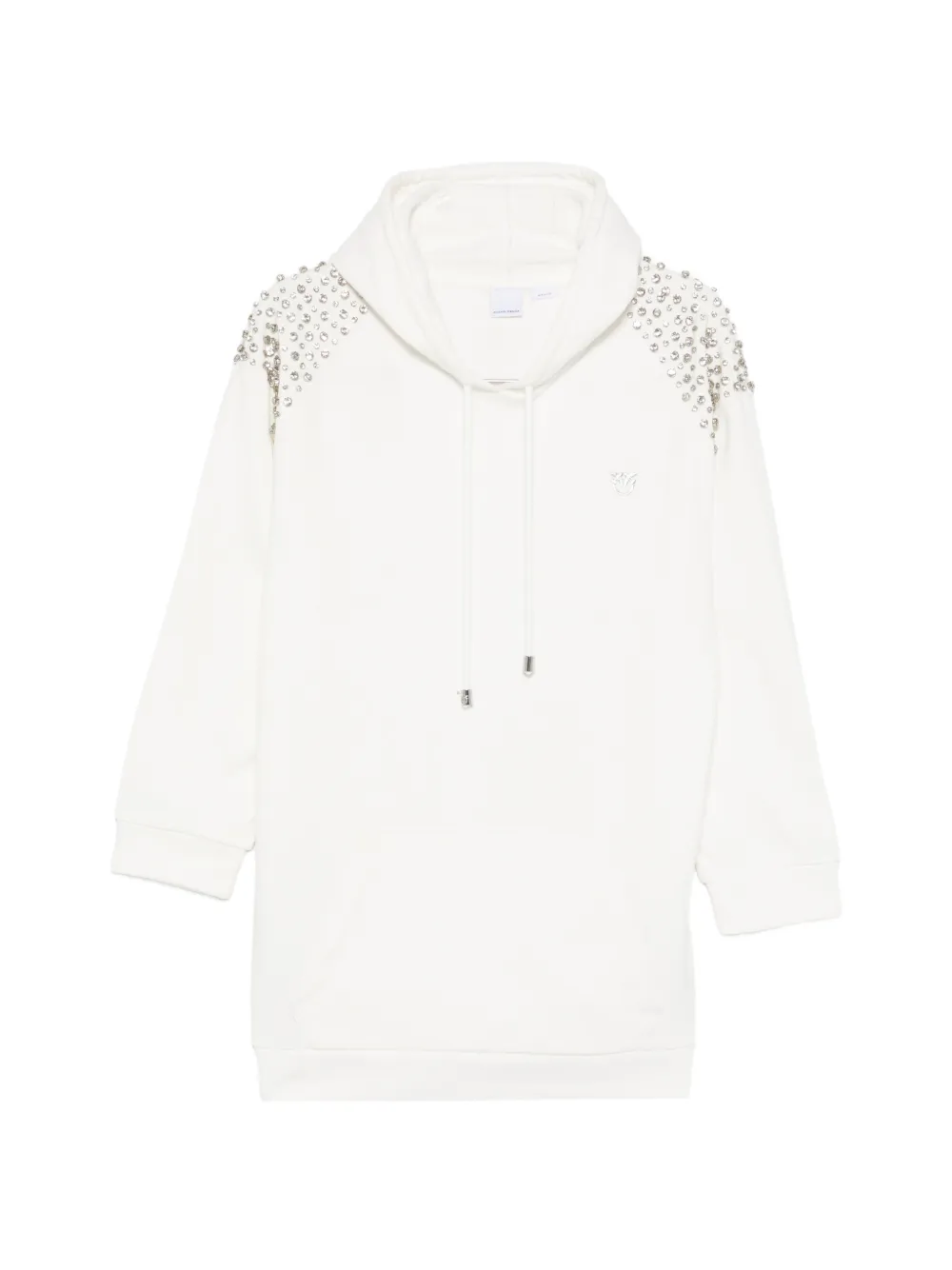 PINKO embellished hoodie - Weiß